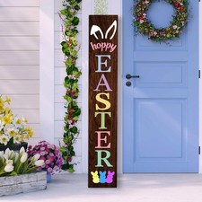 Happy Easter Wooden Porch Sign 47