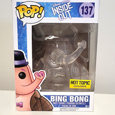 Funko Pop Disney Pixar Bing Bong #137 Inside Out Clear Vinyl Hot Topic Excl picture