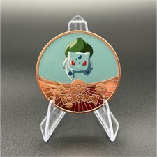 Pokémon Bulbasaur Poké Ball 1oz Copper Coin .999 picture