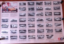 Vintage 1980s Holden Story Poster 880x590mm GMH Monaro Torana Commodore picture