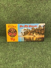 VTG Figi Islands Postcard Book 12 Views Of Figi A3 picture