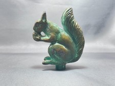 Vintage MccLelland Barclay Bronze Patina Solid Metal Squirrel Faucet Handle picture