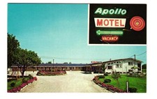 Apollo Motel, Windsor ON vintage postcard unposted picture
