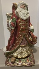 fitz and floyd 18” Renaissance Santa 19/1860 picture