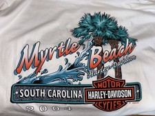 Deadstock Vintage Harley Davidson Myrtle Beach 2004 Men’s Shirt Size 2XL picture