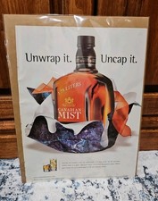 Vintage Canadian Mist Christmas Print Ad Magazine Ad Liquor Collectible picture