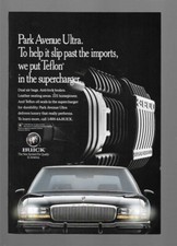 Buick Park Avenue Ultra & Colombian Coffee Flying First Class 1994 Vintage Ads picture
