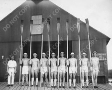 1913 Harvard Crew Rowing Team Massachusetts Vintage 8x10 Photo Print picture