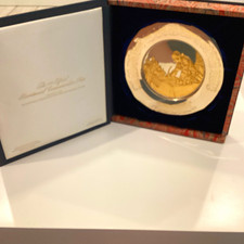 Franklin Mint Bicentennial Year John Hancock Metal Relief Plate 8in MPN 1829 picture