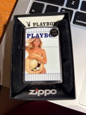 Zippo Playboy June 1991 Cover Street Chrome Windproof Lighter NEW RARE picture