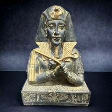 Rare Ancient Egyptian Antique Unique Statue King Akhenaten Pharaonic Egyptian BC picture