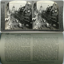 Keystone Stereoview Fleet St., London Journalism, England 600/1200 Card Set #234 picture