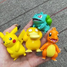 Anime Figures Pikachu Charmander Squirtle Psyduck Bulbasaur Jigglypuff picture