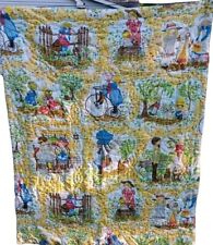 Vintage Beacon holly hobbie & robbie blanket twin size Rare 1972 American Greet picture