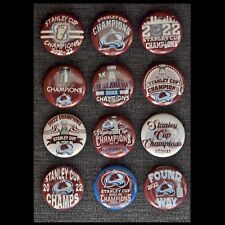 Colorado Avalanche 2022 Stanley Cup Champions Pinback Buttons / 4 Size Options picture