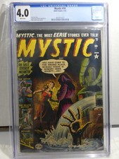 Mystic #10 1952 Atlas Comics CGC 4.0 White Pages Precode Horror Bill Everett picture