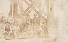 J86/ Berea? Ohio RPPC Postcard c1910 Work Crew Tower Occupational 103 picture