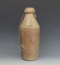 Antique Stoneware Ginger Beer Bottle C.G.W Primitive Jug Crock picture