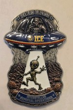 ICE El Paso Roswell UFO Alien Challenge Coin 2026 Glow in the Dark ERO picture