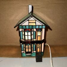 Forma Vitrum Vitreville Roofer's Roost Stained Glass Light Up #6921 Bill Job picture