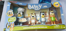 Bluey Let's Play Chef Chat Mates Figure Dinner Time Heeler: Interactive Toy  picture