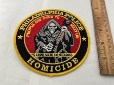 Philadelphia Police Homicide collectable Patch full-size and new picture