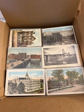 1,300+ Antique Postcards LARGE LOT Vintage American Cities & Towns 1900s-50s picture
