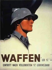WWII German Third Reich Waffen Elite Recruitment Propaganda Poster Print picture