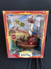NEW RARE Disney Peter Pan Captain Hook Remote Control Pirate Ship Infra-red picture