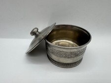 LABRAZEL ARTISAN CRAFTED PEWTER BATH CANISTER San Lorenzo Italy picture
