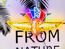 US STOCK Indianapolis Speedway Motor Open Neon Sign 32