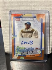 2026 Finest Fantastic Four Science ORANGE REFRACTOR Thing Ebon AUTOGRAPH /25 picture