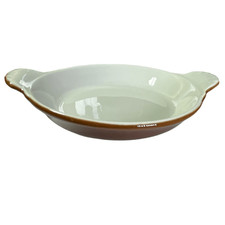 Vintage HALL Pottery individual baking dish #434 picture