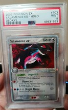 2005 POKEMON EX DEOXYS #103 SALAMENCE EX-HOLO PSA 9 picture