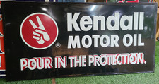 Large Kendall Motor Oil Pour In The Protection Sign picture
