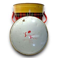 Hamilton - 1950's - The Skotch Kooler - 4 Gallon w/Tray & Lid - Red Plaid picture