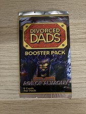 DIVORCED DADS Age Of Alimony BOOSTER PACK SEALED W/ Random Holo Card, brand new picture