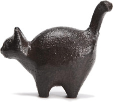 Cast Iron 2'' Cat Statue Paper Weights Cute Animal Figurine Desk Office Home Dec picture