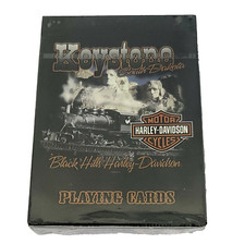 Harley Davidson Deck Playing Cards Train Mount Rushmore Keystone Black Hills picture