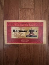 Relaxus Harmony Balls Silver Chinese Baoding Meditation Stress Relief w/ Wood Bo picture