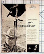 Vintage 1960s The Big Country Magazine Article Montana Ranching Robert picture