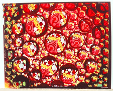 Jon Henry Orig Large Format Color Film Transparency Abstract Pop Art Design 4x5 picture