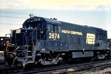 PENN CENTRAL 2674 PC Duplicate train slide picture