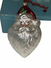 Rare Kurt Adler Polonaise Blown Glass Ornament Signed Big Santa Face Nice picture