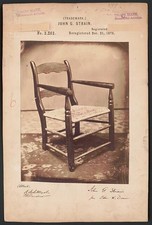 Photo:John G. Strain Grecian Post Chair Split Bottom 1875 Trademark Patent picture