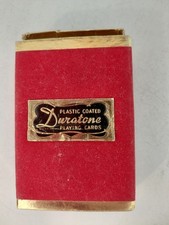 Vintage Duratone Plastic Coated Playing cards picture