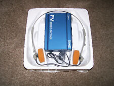 Caprice LW6000 Blue Portable FM Stereo Radio Receiver W/ Headphones Tested picture