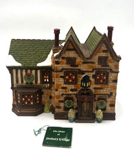 Vintage Dept 56 Dickens Village Chesterton Manor 1987 Lighted Rare HTF #6568-4 picture
