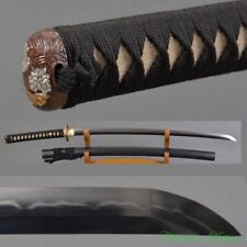 Sharp Japanese Samurai Sword Katana Pattern Steel Blade with Clay Tempered #3495 picture