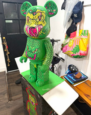 Medicom Toy BE@RBRICK 1000% Madballs Snake Bait Vinyl Figure Green picture